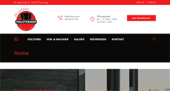 Desktop Screenshot of polsterhof.de